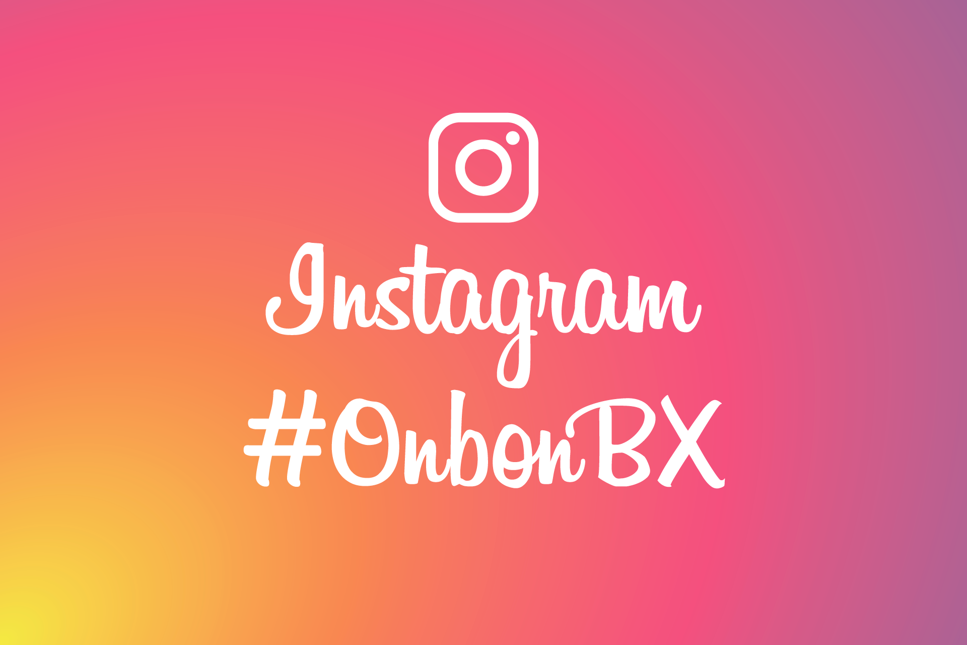 Instagram #OnbonBX
